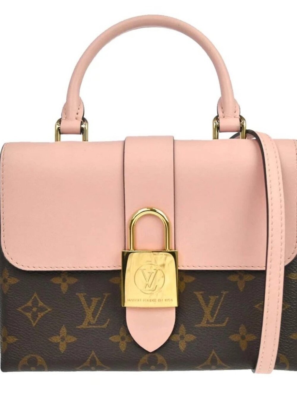 LOUIS VUITTON MONOGRAM LOCKY BB 2WAY HANDBAG
